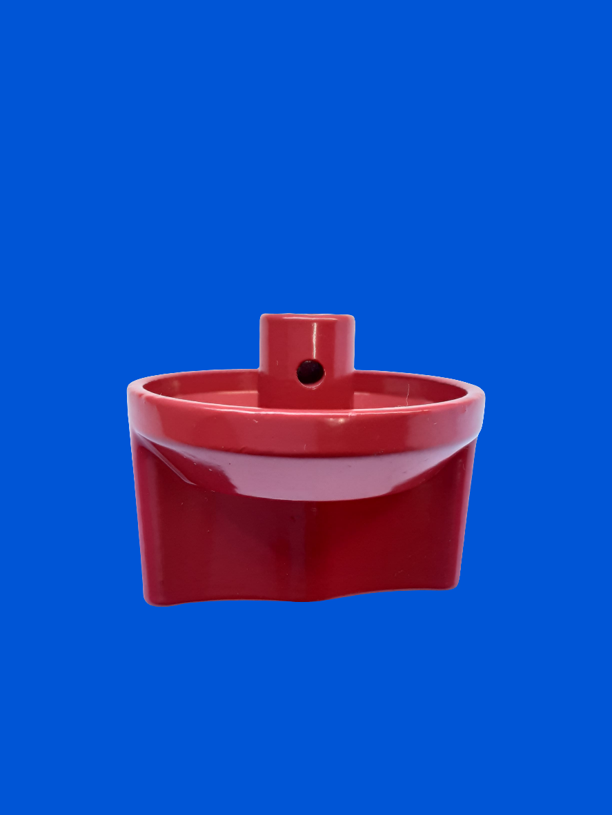 Perilla Metálica Pasador Rojo