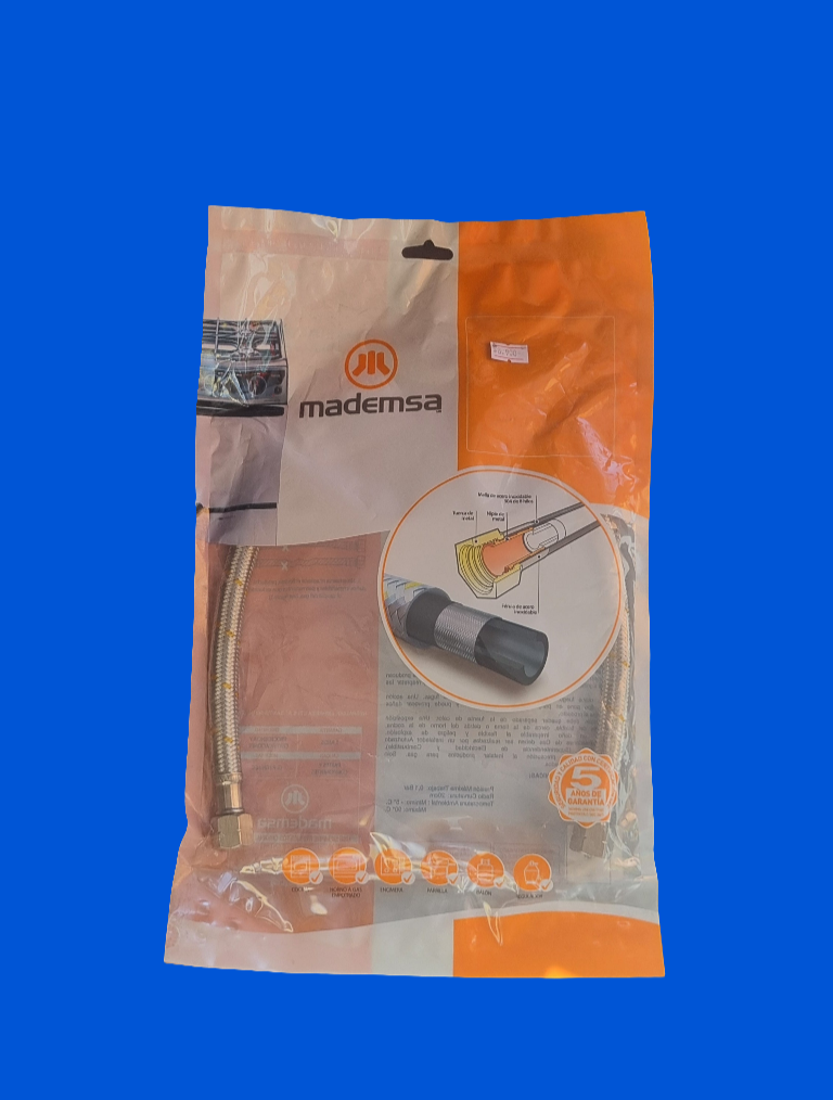 Flexible de gas Mademsa 3/8"x3/8" 60cm