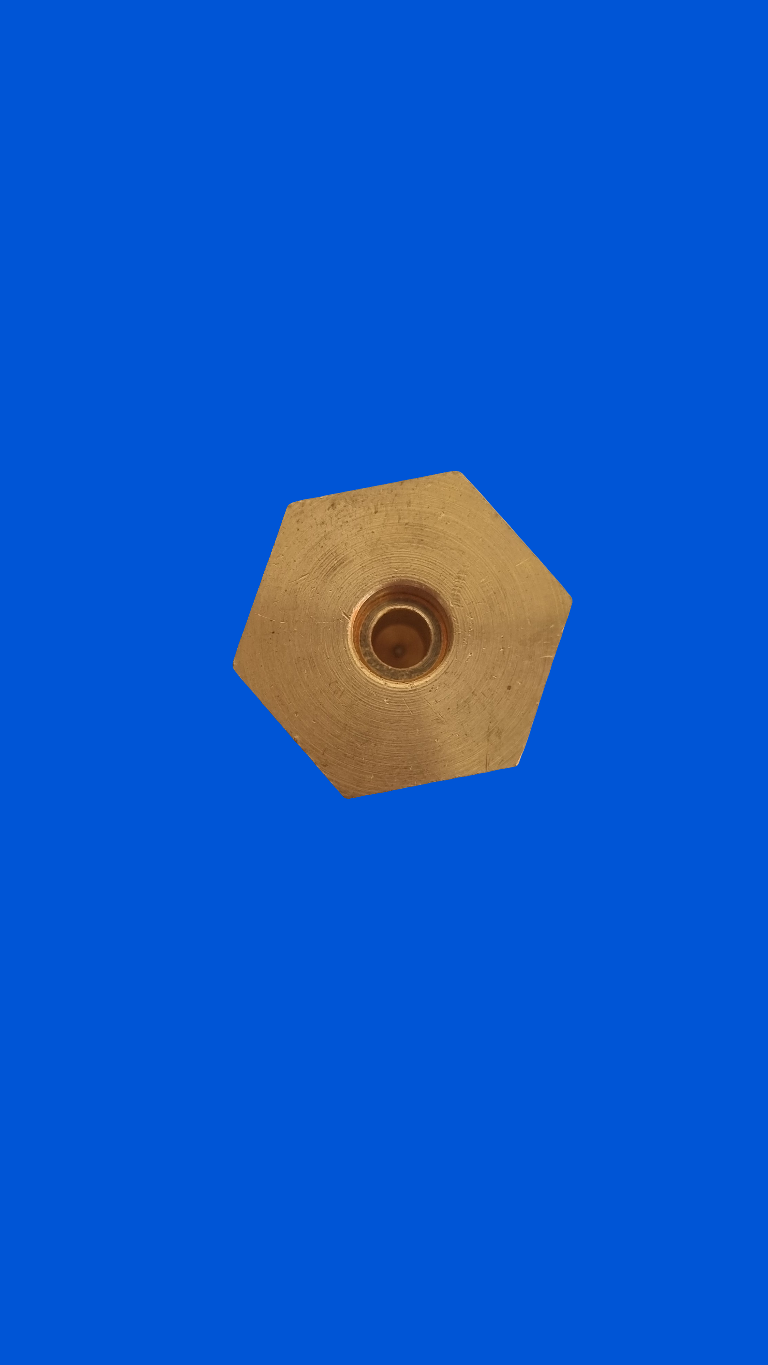 Base hexagonal c/ inyector 1/4"