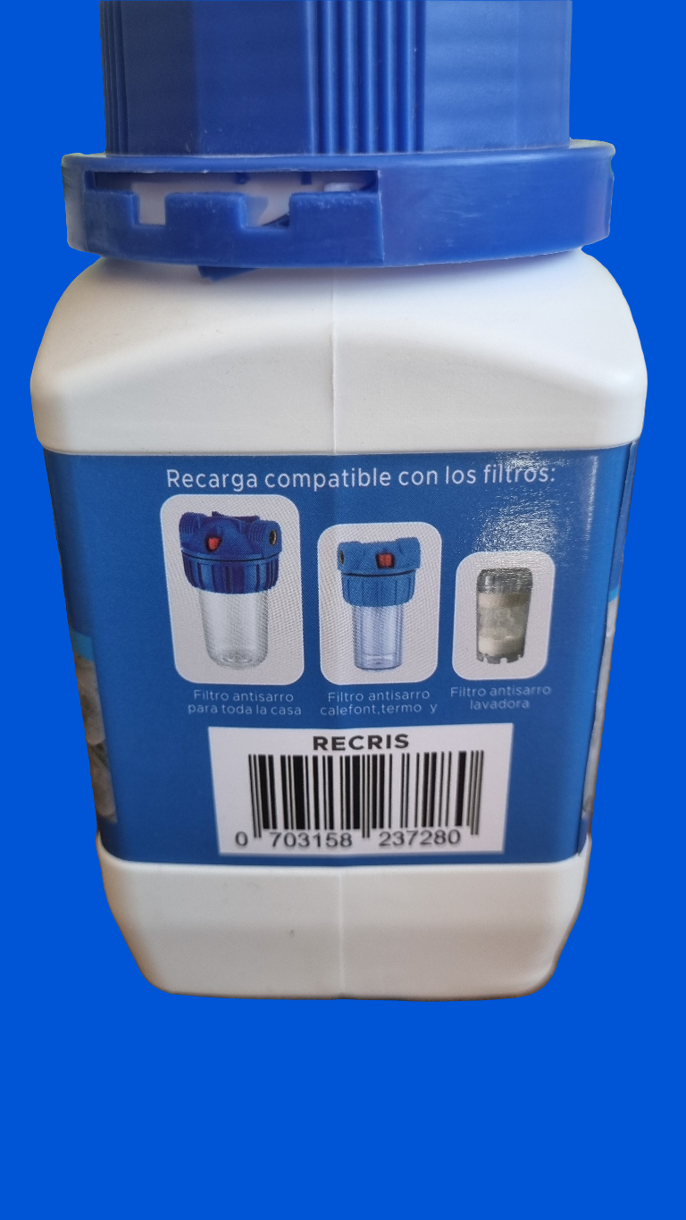 Recarga Cristales Polifosfato 750gr