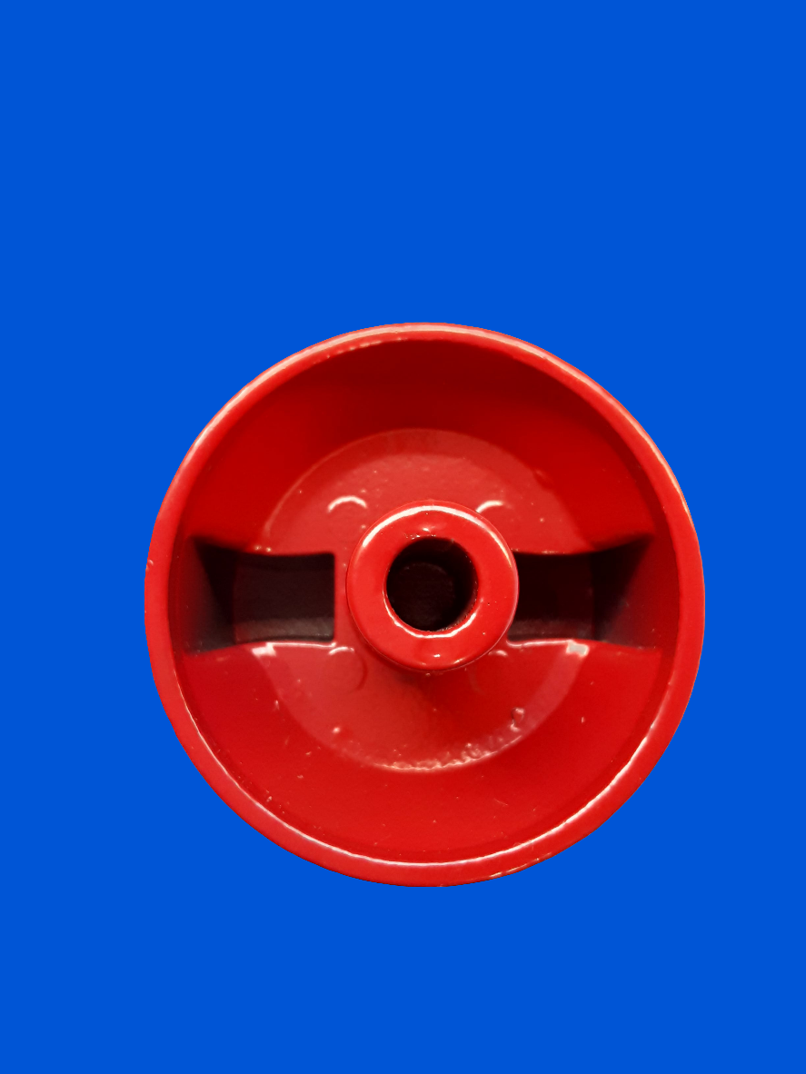 Perilla Metálica Pasador Rojo