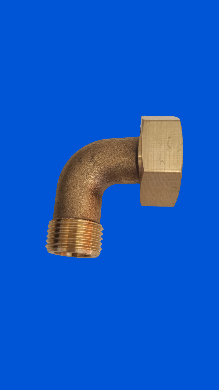 Cola de calefón codo volante 3/4"x1/2" Junkers
