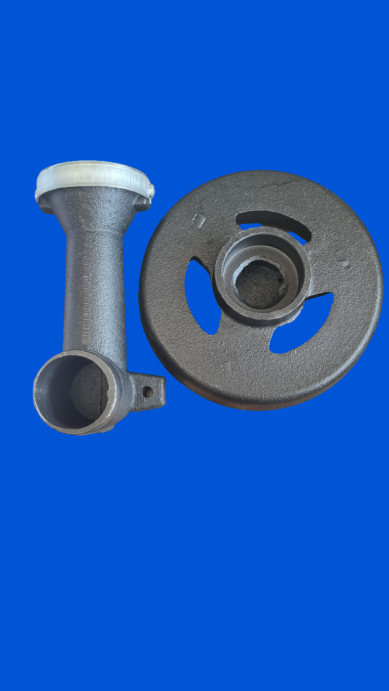 Quemador Fierro Fundido con codo 15 CM
