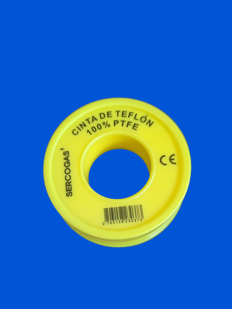 Teflón Profesional 1/2" gas 10 MT.