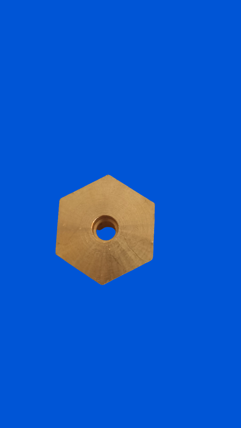 Base hexagonal c/inyector 5/16"
