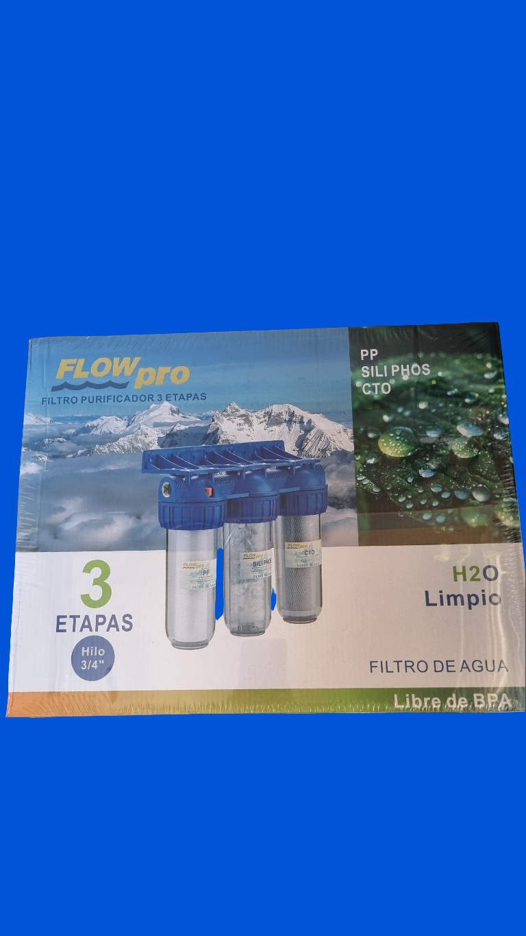 Filtro purificador 3 etapas