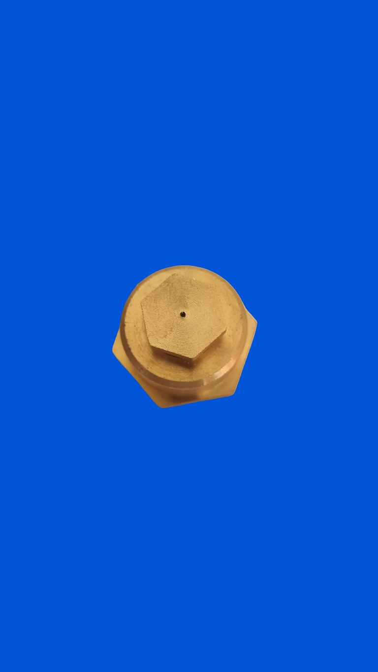 Base hexagonal c/ inyector 1/4"